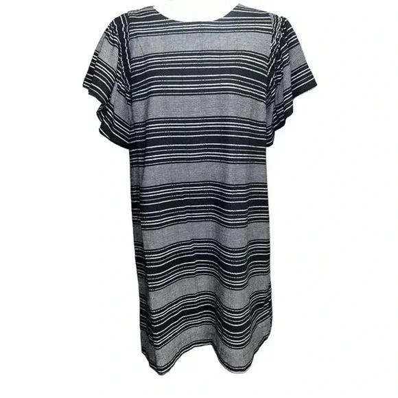 Anthropologie Moon River Denmark Black And White Tunic Dress Size Medium - Picture 4 of 8